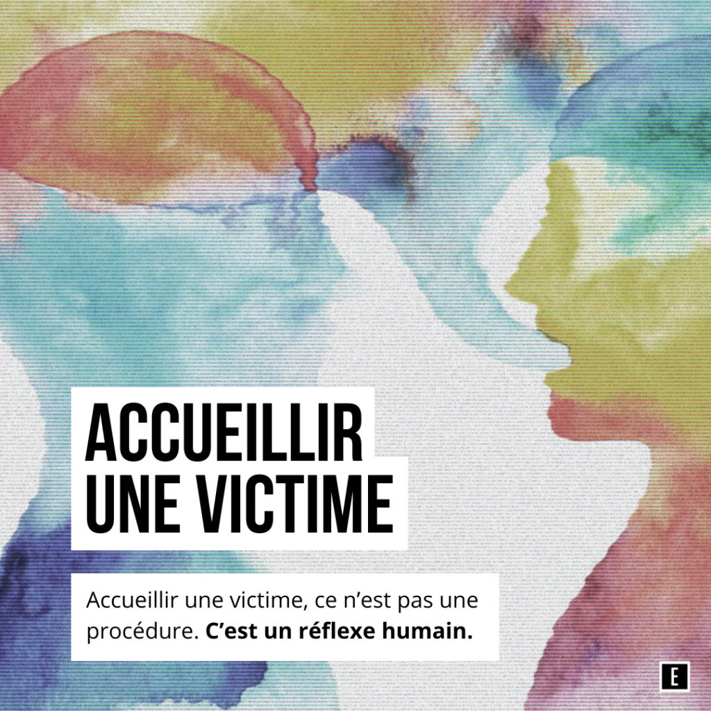 Accueillir une victime en milieu festif